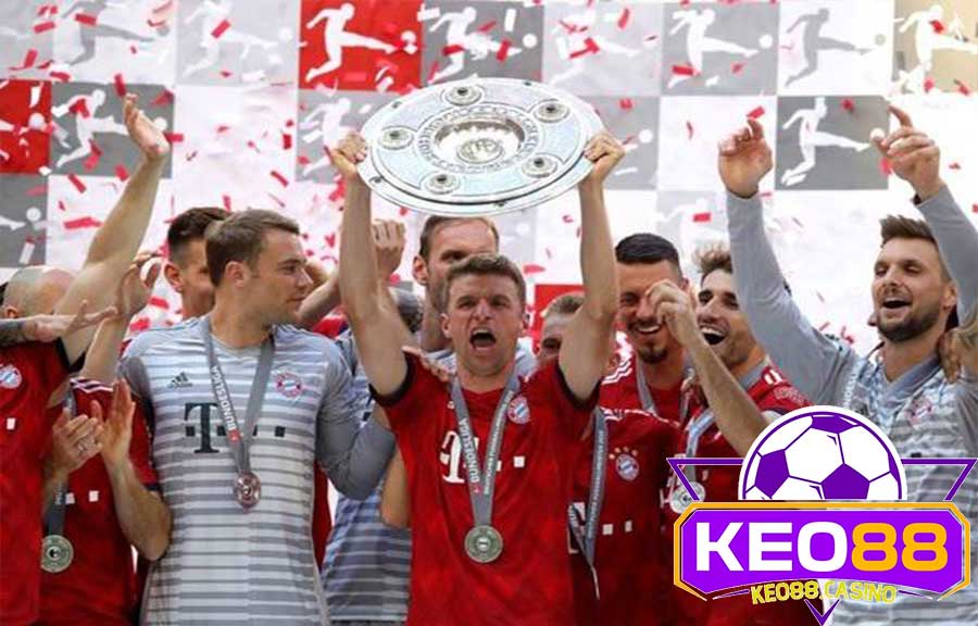 Top những đội bóng giành vô địch nhiều nhất Bundesliga